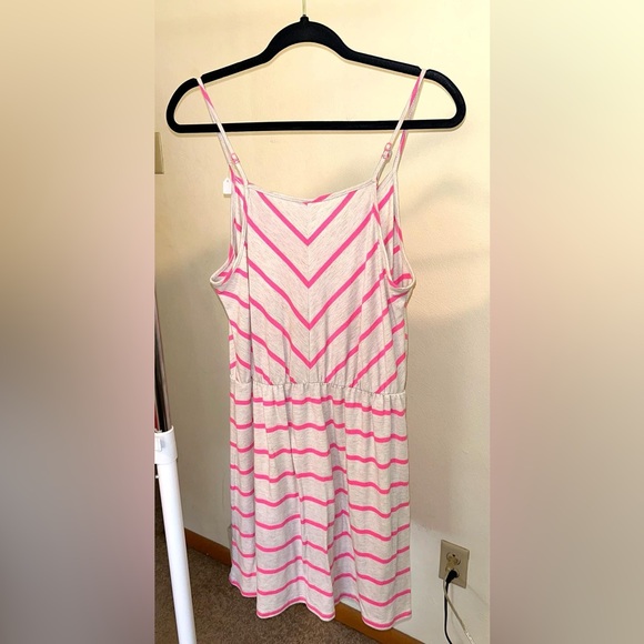 Mossimo Supply Co Brand Pink/ Sand Colored Dress Size Large - Picture 3 of 3